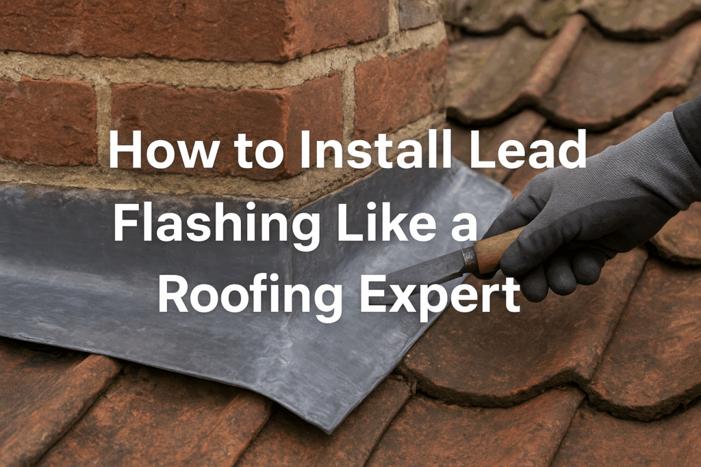 how to install lead flashing