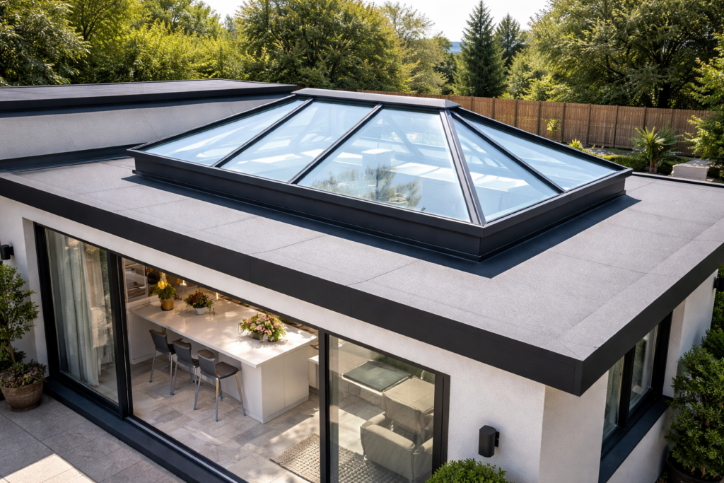 roof lanterns for flat roofs
