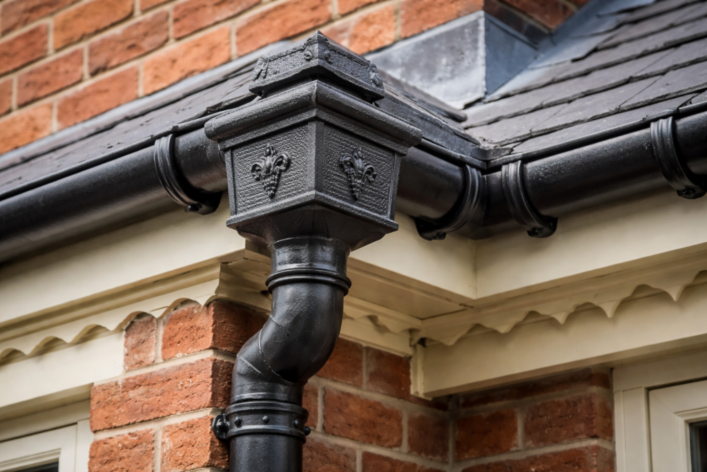 cast iron effect guttering
